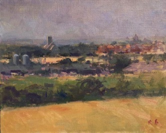 Landscape near Waxham
Norfolk
8" x 10" (20 x 25 cms)