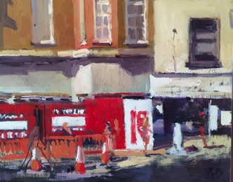 Roadworks in Red Lion Street
Norwich
8" x 10" (20 x 25 cms)