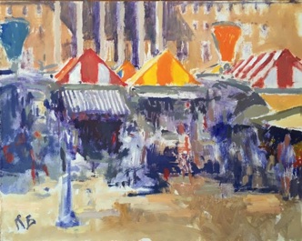 Norwich Market
8" x 10" (20 x 25 cms)