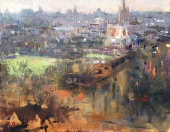 View from Kett's Hill
Norwich
8" x 10" (20 x 25 cms)