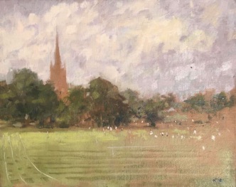 Cathedral Fields
Norwich
8" x 10" (20 x 25 cms)