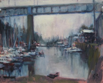 Bridge at Douarnenez
Brittany
8" x 10" (20 x 25 cms)