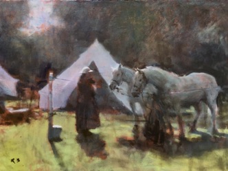 WW1 re-enactment day
Munnings Museum
12" x 16" (30 x 40 cms)