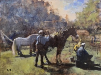 WW1 re-enactment day
Munnings Museum
12" x 16" (30 x 40 cms)