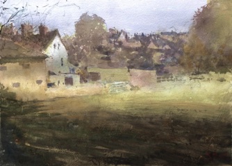Landscape at Wymondham
Norfolk
10" x 14" (25 x 35 cms)