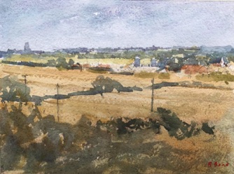 Landscape at Waxham
Norfolk
10" x 14" (25 x 35 cms)